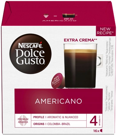 Kapsułki Nescafé Dolce Gusto Americano 16 sztuk